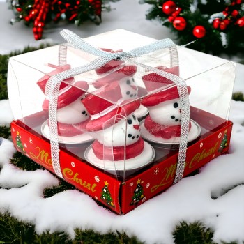 Topper's Treasures Snowman Crown & Cap-tivating Candle Quartet - E [WSG044-E]